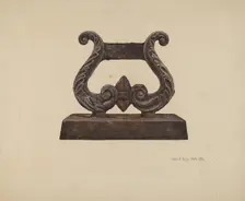 Foot Scraper, c. 1942. Creator: John Price