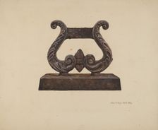 Foot Scraper, c. 1942. Creator: John Price