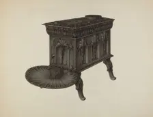 Foot Stove, c. 1937. Creator: Wilbur M Rice