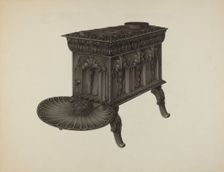 Foot Stove, c. 1937. Creator: Wilbur M Rice