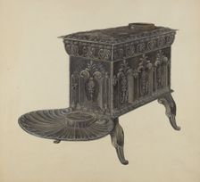 Foot Stove, c. 1942. Creator: Quackenbush, Lloyd