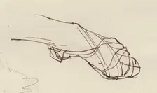 Foot study, c1950. Creator: Shirley Markham