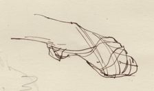 Foot study, c1950. Creator: Shirley Markham