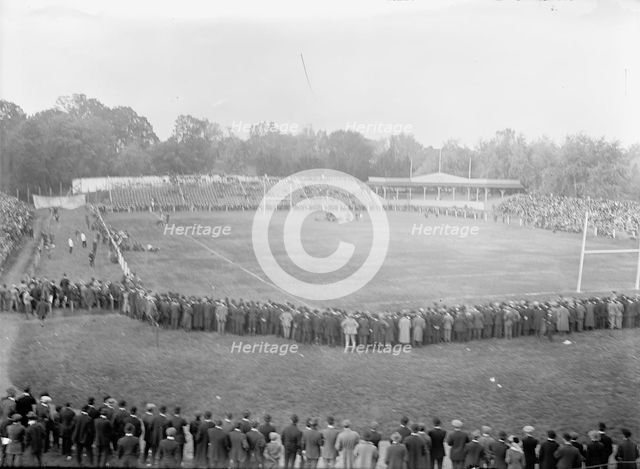 Football - Georgetown-Carlisle Game; Glenn Warner, 1912. Creator: Harris & Ewing.