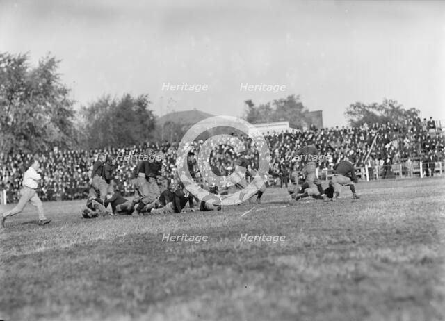 Football - Georgetown-Carlisle Game; Glenn Warner, 1912. Creator: Harris & Ewing.