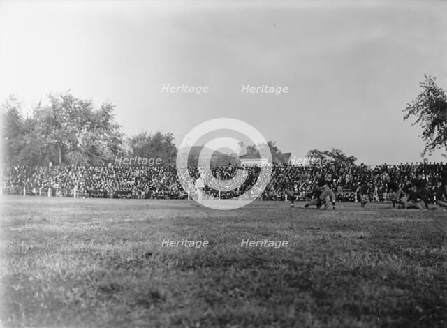 Football - Georgetown-Carlisle Game; Glenn Warner, 1912. Creator: Harris & Ewing.