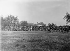 Football - Georgetown-Carlisle Game; Glenn Warner, 1912. Creator: Harris & Ewing