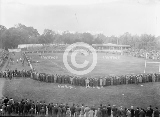 Football - Georgetown-Carlisle Game; Glenn Warner, 1912. Creator: Harris & Ewing.