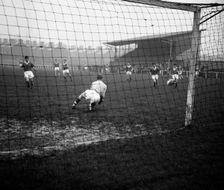 Football match, Horden, County Durham, 1963. Creator: Michael Walters