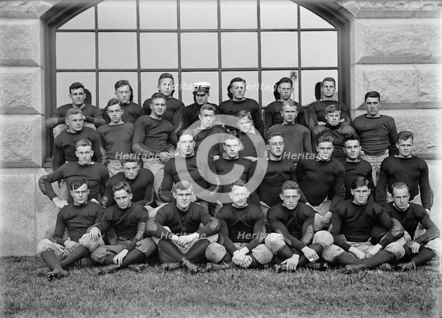 Football - Naval Academy: Team, Players, Coach, Etc., 1913. Creator: Harris & Ewing.