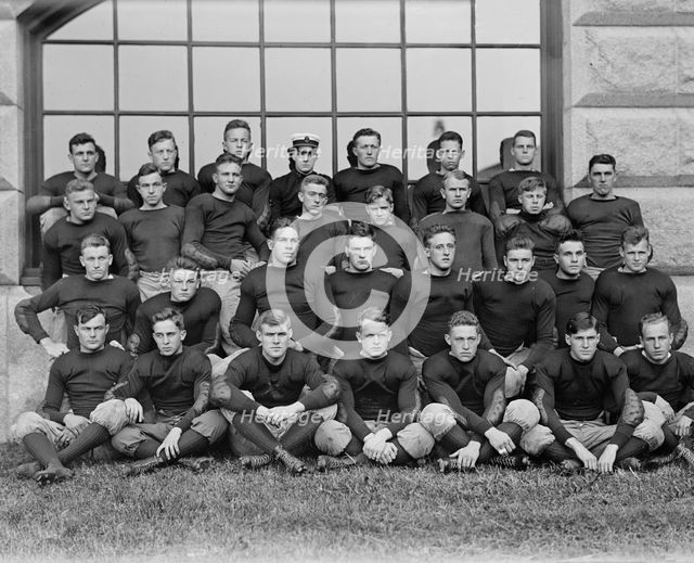 Football - Naval Academy: Team, Players, Coach, Etc., 1913. Creator: Harris & Ewing.