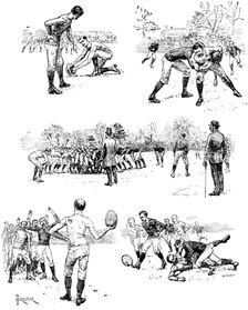 Football Sketches 1887