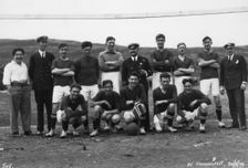 Football team, Hammerfest, northern Norway, 20th July 1929