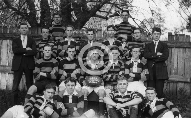 Football team - QARL Toowong 4th Grade, 1909. Creator: Robert Augustus Henry L'Estrange.