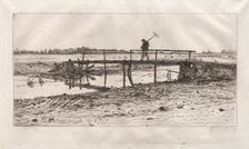 Footbridge, Worth, 1879. Creator: Otto H. Bacher (American, 1856-1909)