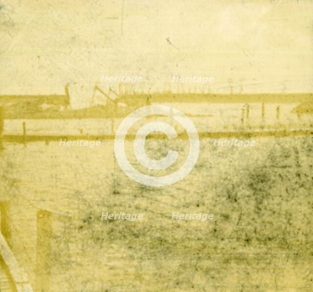 Footbridges at Ramskapelle, Belgium, c1914-c1918. Artist: Unknown.