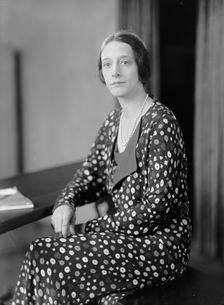 Foote, Walter A., Mrs. Portrait, 1934. Creator: Harris & Ewing