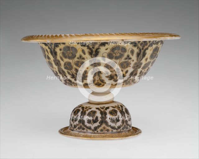 Footed Bowl and Plate, India, first half 18th century. Creator: Unknown.