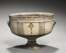Footed Bowl, c. 850-750 BC. Creator: Unknown