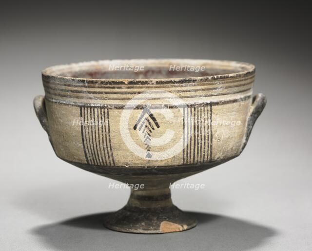 Footed Bowl, c. 850-750 BC. Creator: Unknown.