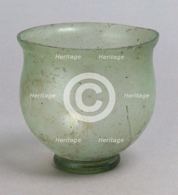 Footed Bowl, Frankish, late 4th-early 5th century. Creator: Unknown.