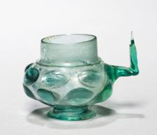 Footed Cup with Handle (Scheuer), c. 1500-1525. Creator: Unknown