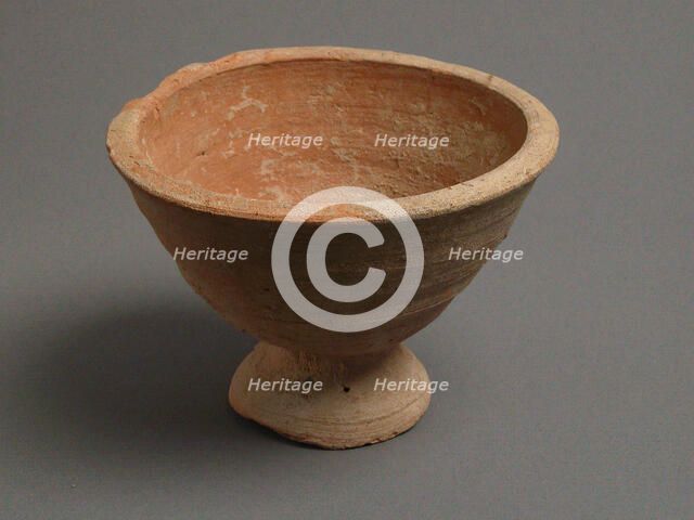 Footed Cup, Coptic, 1st century B.C.-4th century A.D.. Creator: Unknown.