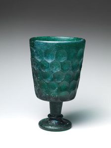 Footed Goblet, Iran, 7th-8th century. Creator: Unknown
