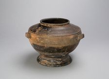 Footed Jar, Shang dynasty (c. 1600-1050 B.C.). Creator: Unknown
