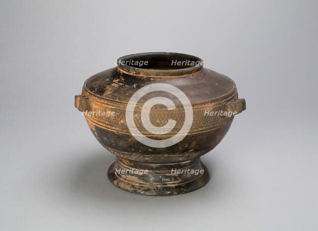 Footed Jar, Shang dynasty (c. 1600-1050 B.C.). Creator: Unknown.