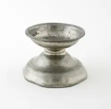 Footed Salt, Europe, c. 1700. Creator: Unknown
