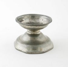Footed Salt, Europe, c. 1700. Creator: Unknown