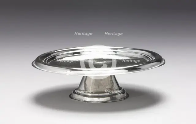 Footed Salver, 1710-1720. Creator: John Dixwell (American, 1680-1725).
