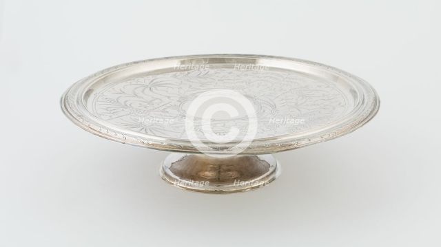 Footed Salver, England, 1683/84. Creator: John Sutton.