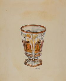 Footed Tumbler, c. 1936. Creator: Ralph Atkinson