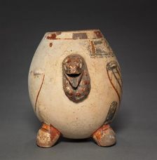 Footed Vase, 1000-1550. Creator: Unknown