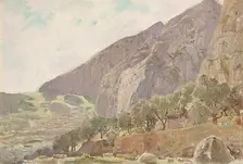 Foothills of Parnassus, Delphi, Greece, 1912. Creator: Anna Richards Brewster