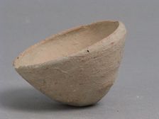 Footless Cup or Lid, Coptic, 4th-7th century. Creator: Unknown