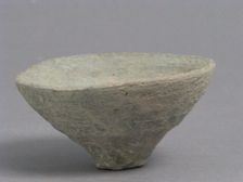 Footless Cup or Lid, Coptic, 4th-7th century. Creator: Unknown