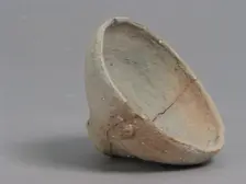 Footless Cup or Lid, Coptic, 4th-7th century. Creator: Unknown
