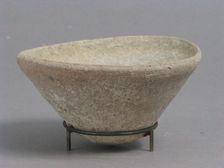Footless Cup or Lid, Coptic, 4th-7th century. Creator: Unknown