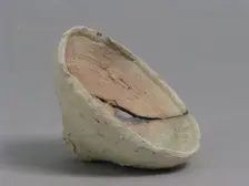 Footless Cup or Lid, Coptic, 4th-7th century. Creator: Unknown
