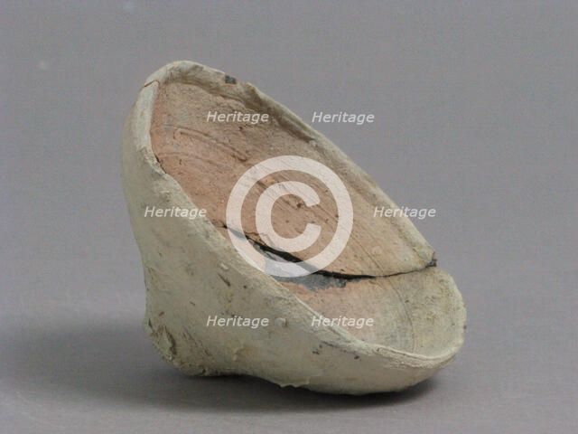 Footless Cup or Lid, Coptic, 4th-7th century. Creator: Unknown.