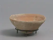 Footless Cup or Lid, Coptic, 4th-7th century. Creator: Unknown
