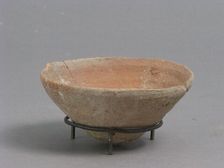 Footless Cup or Lid, Coptic, 4th-7th century. Creator: Unknown