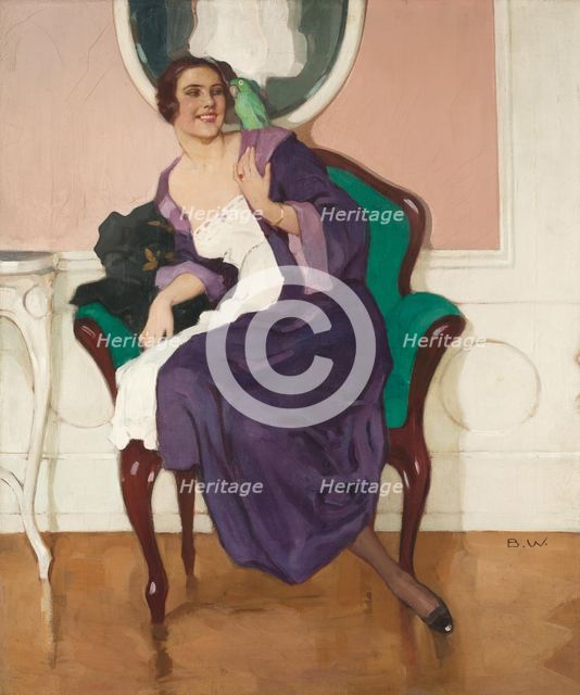 Footloose bird, before 1920. Creator: Brynolf Wennerberg.