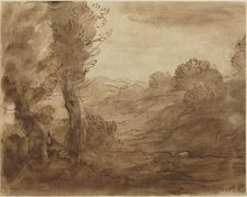Footpath in Burgundy. Creator: Alphonse Legros
