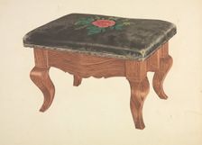 Footstool, c. 1939. Creator: Frank Eiseman