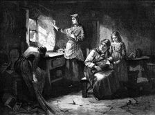 For Men must Work and Women must Weep, from the picture by W. H. Weatherhead..., 1883. Creator: Unknown