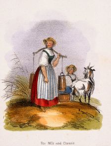 For Milk and Cheese c1845. Creator: Benjamin Waterhouse Hawkins